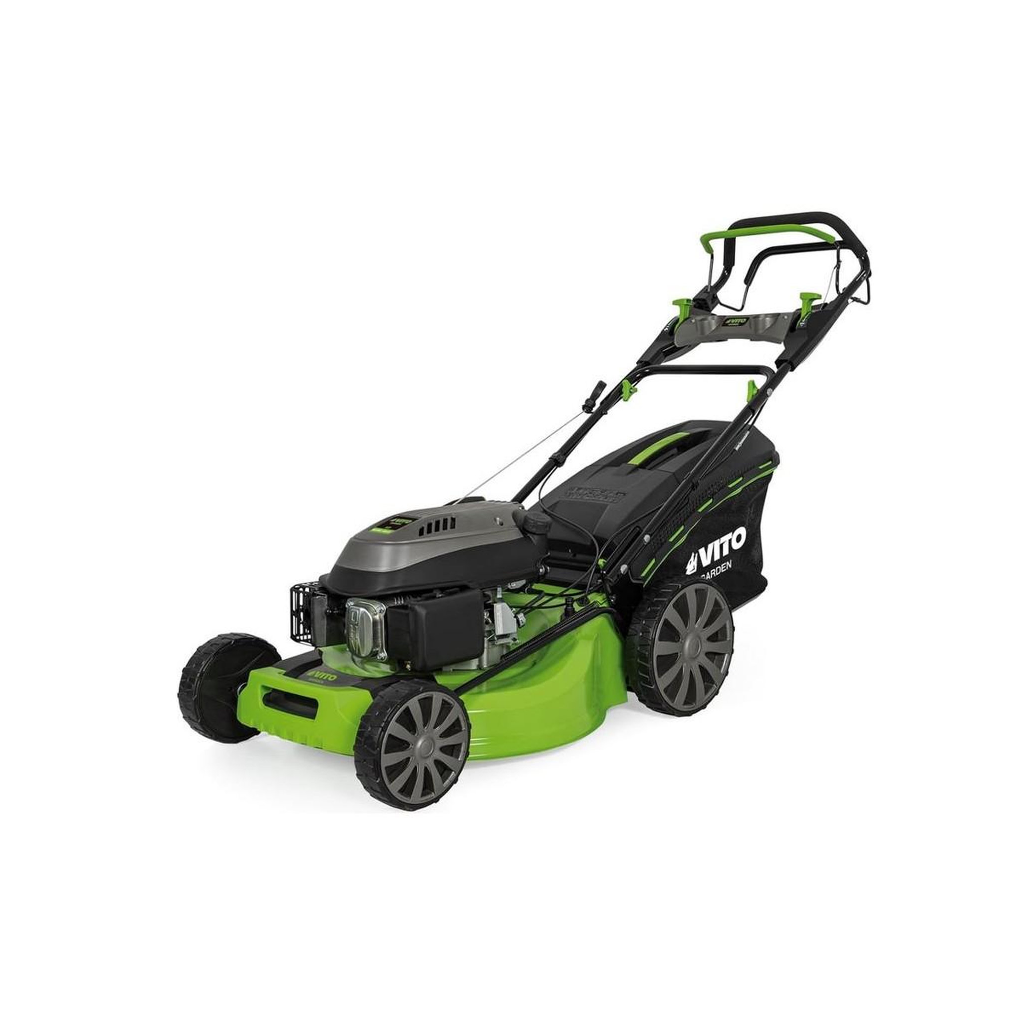 Voir la diapositive 3 : VITO Garden Tondeuse à gazon autotractée 6,5 cv pelouses 2000m2 mulching bac 65l vito