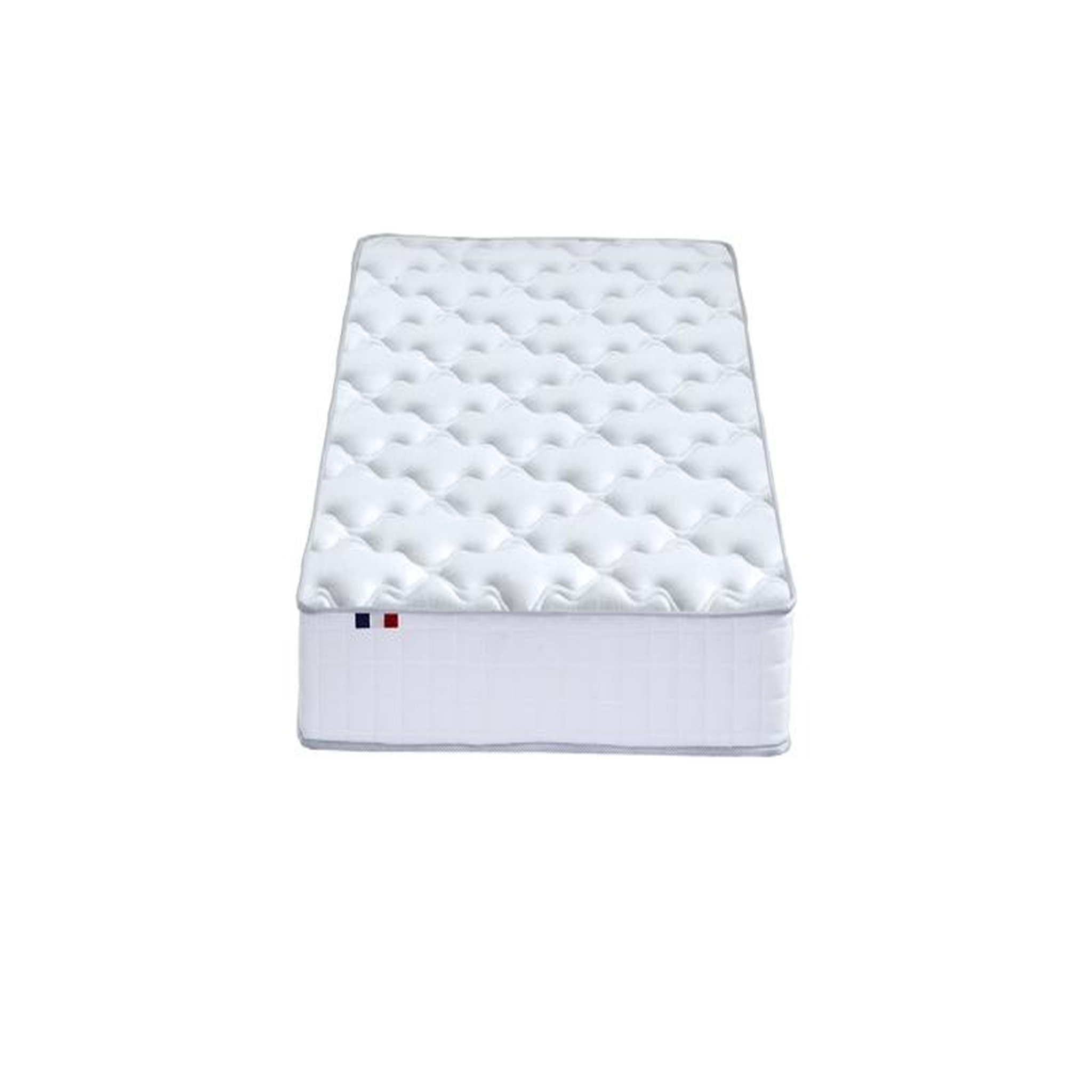 Voir la diapositive 3 : Matelas ressorts ensachés , face été, face hiver, 90x190 cm PAUL 