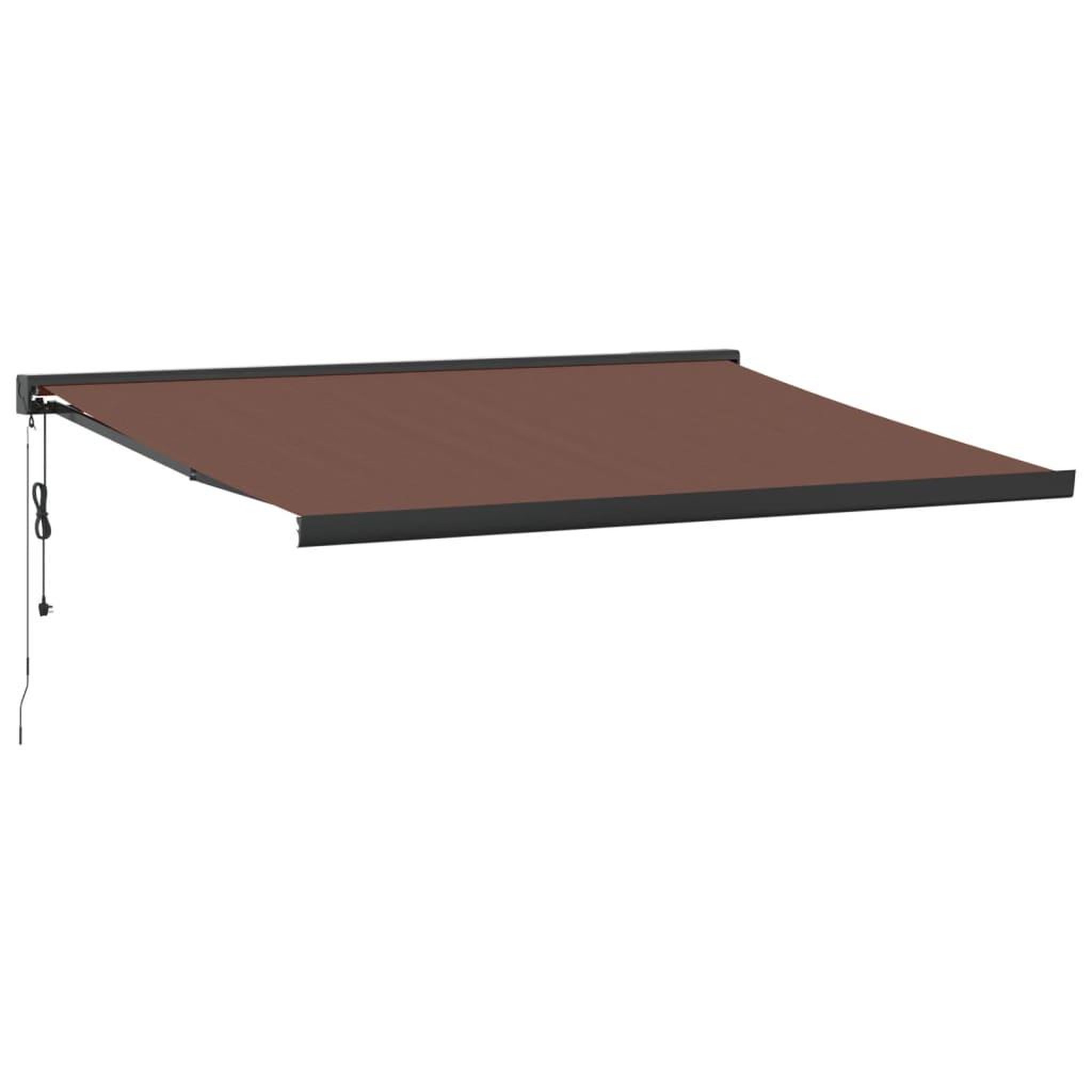 Voir la diapositive 2 : VIDAXL Auvent retractable automatique marron 450x300 cm