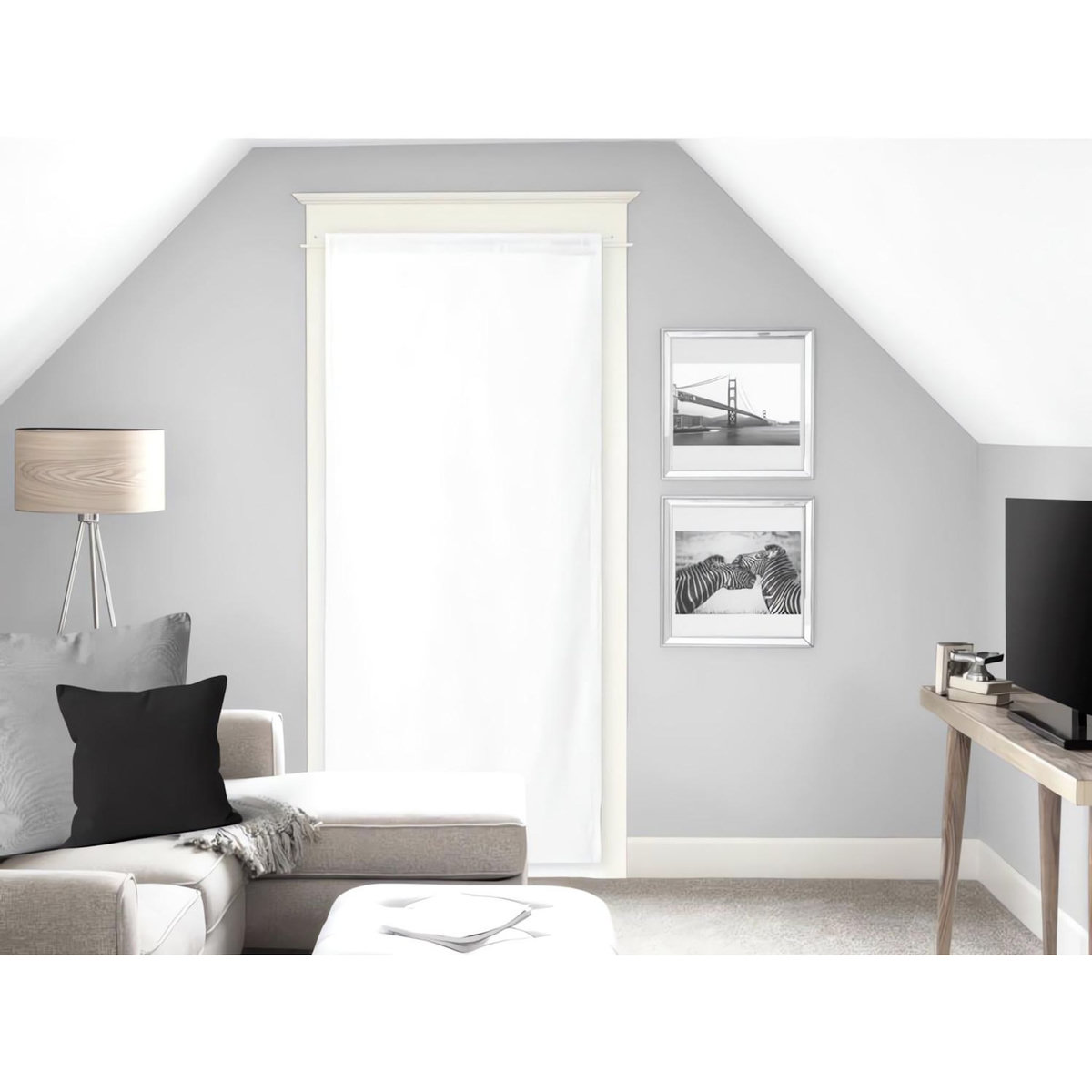 SOLEIL D'OCRE Voile porte-fenêtre DOLLY, par Soleil d'ocre