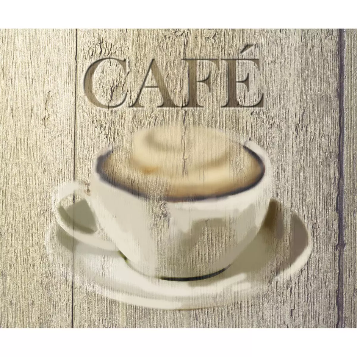 Wenko Fond de hotte Café - L. 50 x l. 60 cm - Marron