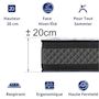 Voir la diapositive 4 : DAGOSTINO HOME Matelas 80x190 Mousse HR  Luxe Confort  Extra Ferme | Double Face (Été-Hiver) | Soutien Équilibré, Parfait et Tonique | H20cm