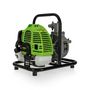 Voir la diapositive 3 : VITO Garden Motopompe thermique 1.5CV 43 cm3 6500 L/h Kit complet 10m Tuyaux évacuation et Aspiration VITO