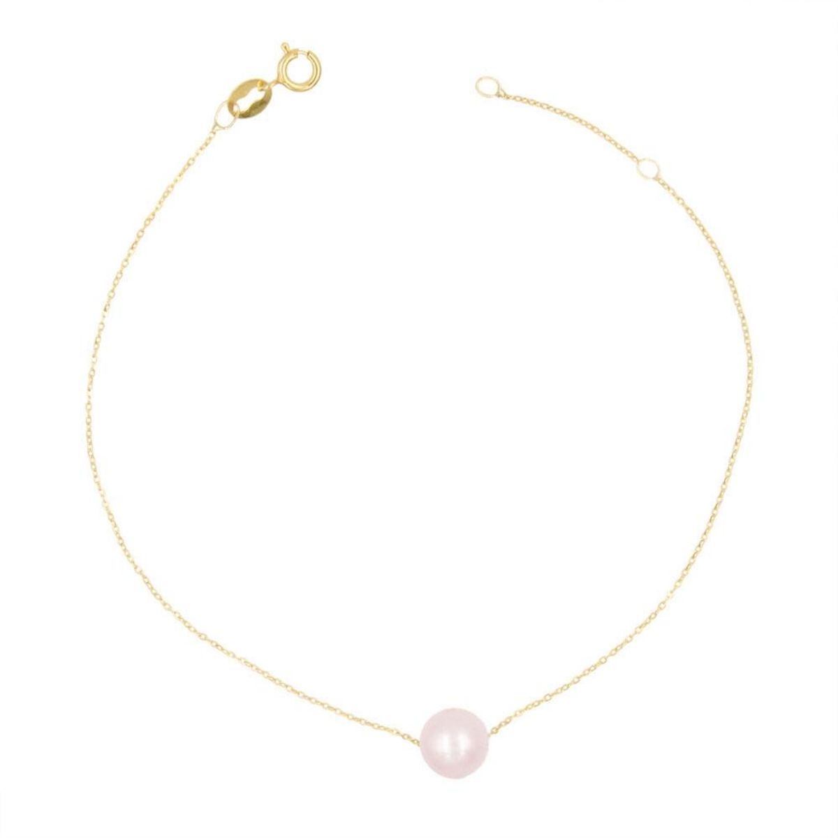 L'ATELIER D'AZUR Bracelet Or et Perle Rose - Femme