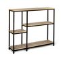 Voir la diapositive 2 : Console style industriel 4 plateaux L110 cm HOUSTON