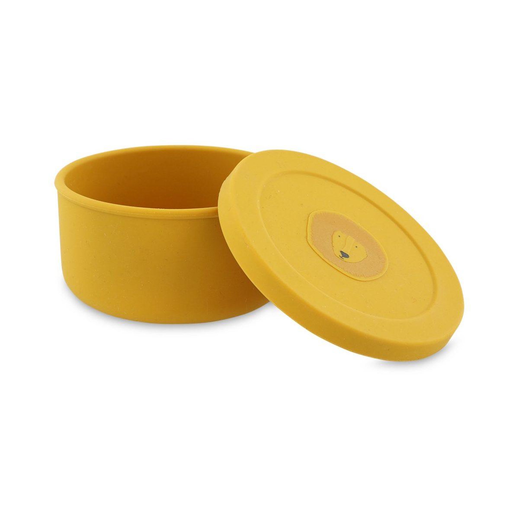 Voir la diapositive 2 : Trixie Boite a collations en silicone - mr lion