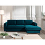 Voir la diapositive 6 : LISA DESIGN Brooke - canapé d'angle droit - convertible avec coffre - 4 places - en velours