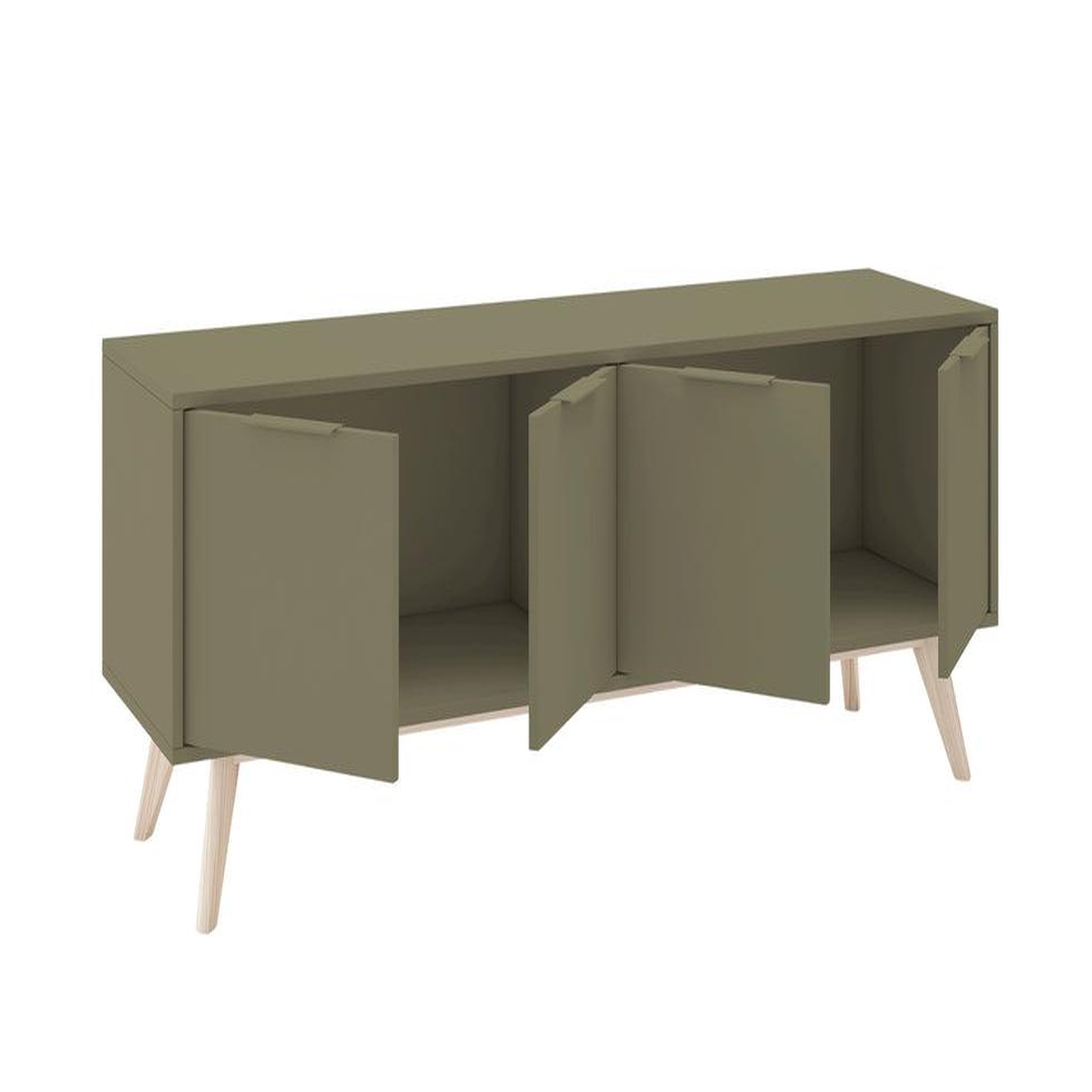 Voir la diapositive 4 : CASANOVA PARIS Uro - meuble tv 140cm en mdf vert