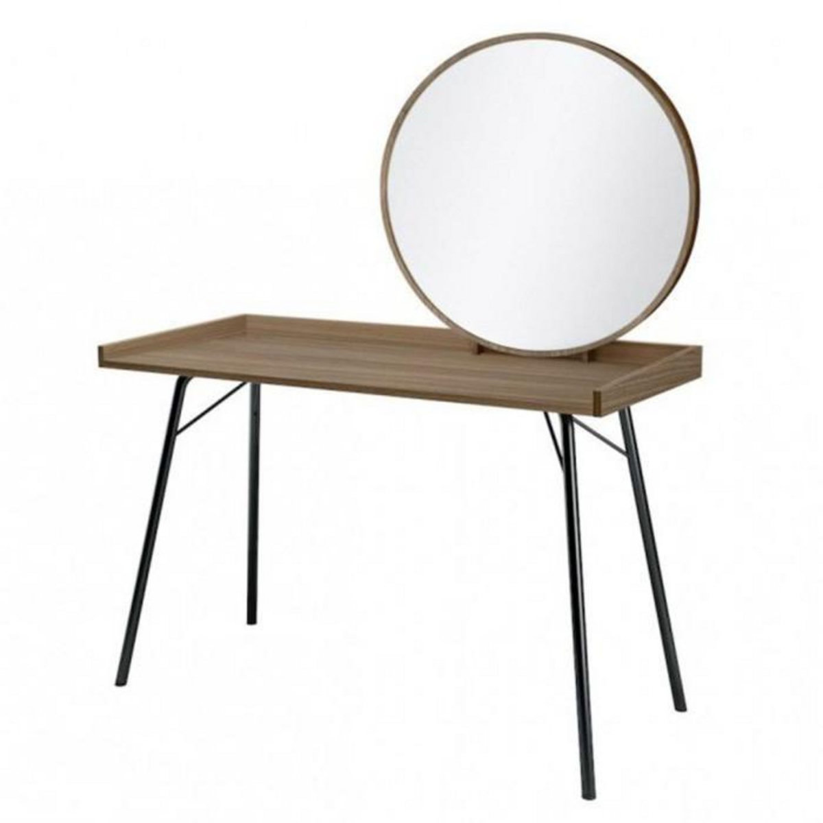 Paris Prix Coiffeuse Design en Bois  Rayburn  115cm Marron