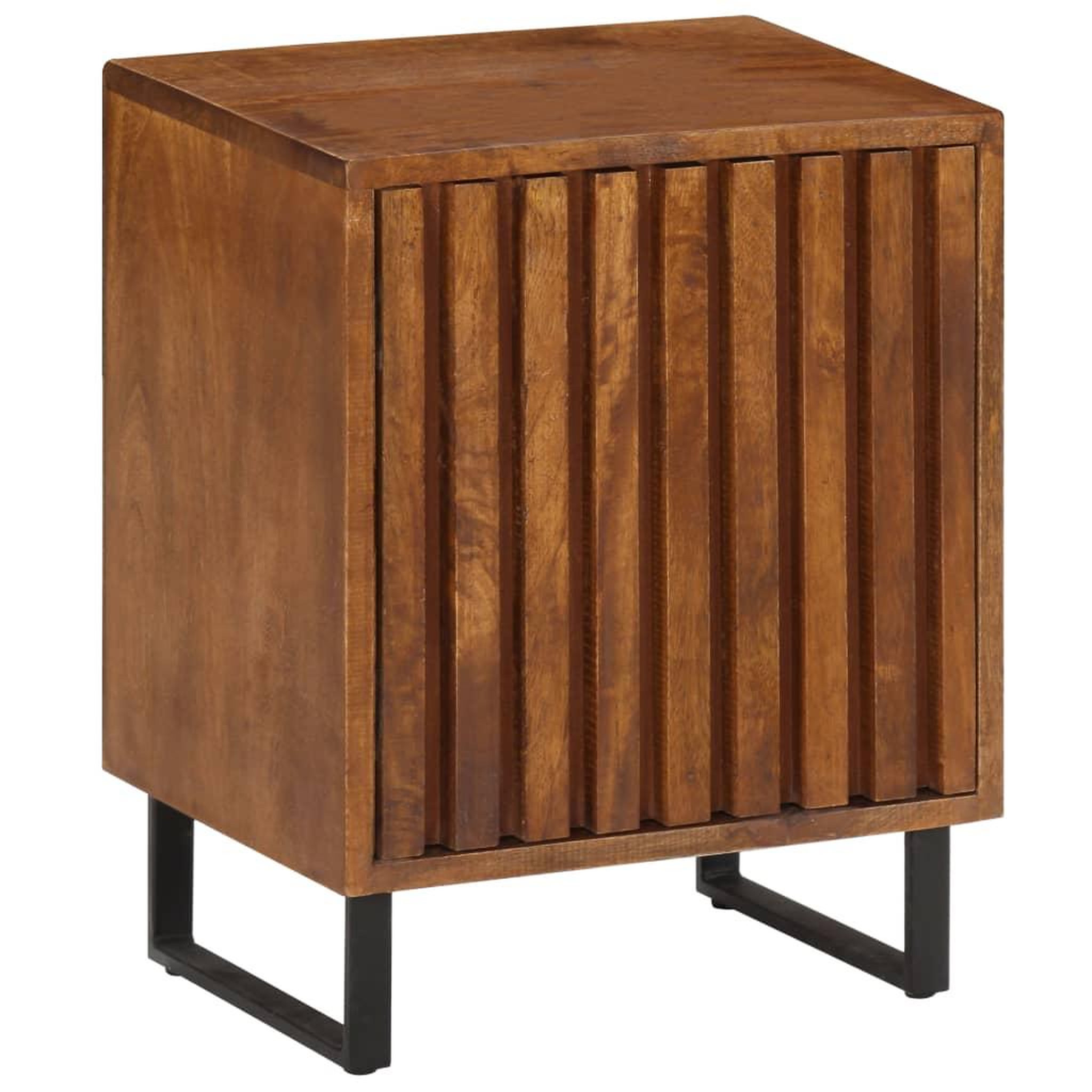 Voir la diapositive 3 : VIDAXL Table de chevet 40x30x50 cm bois de manguier massif