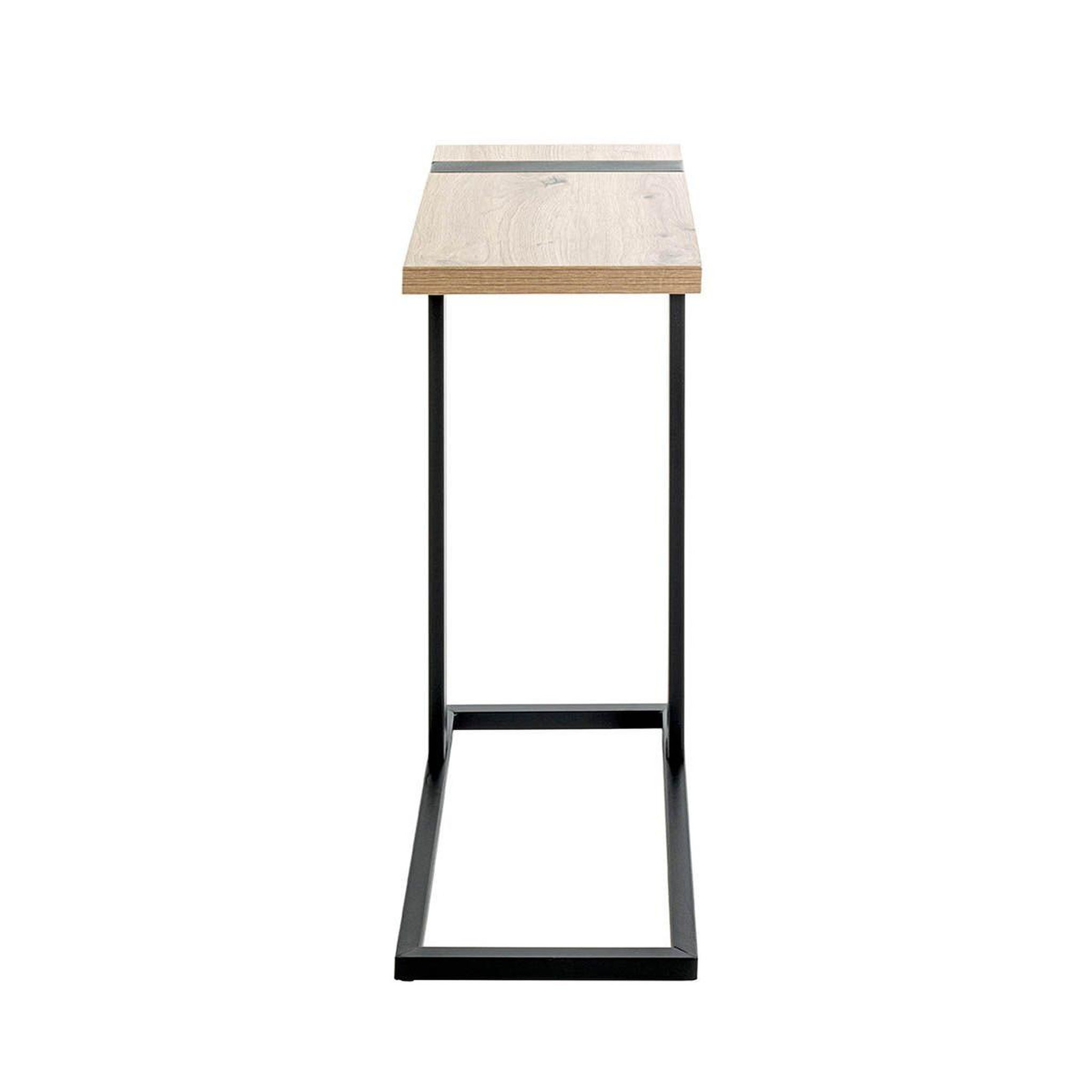 Voir la diapositive 2 : Paris Prix Table d'appoint  miranda  64cm chêne & noir