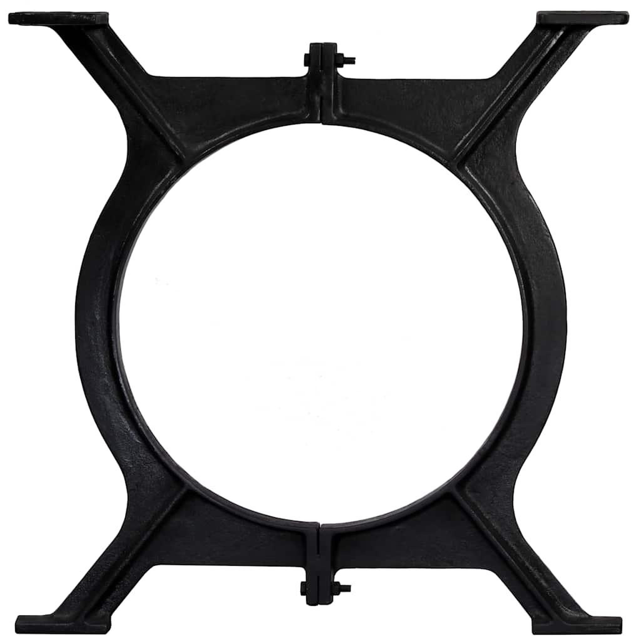 Voir la diapositive 5 : VIDAXL Pied de table de salle a manger 2 pcs cadre en o fonte