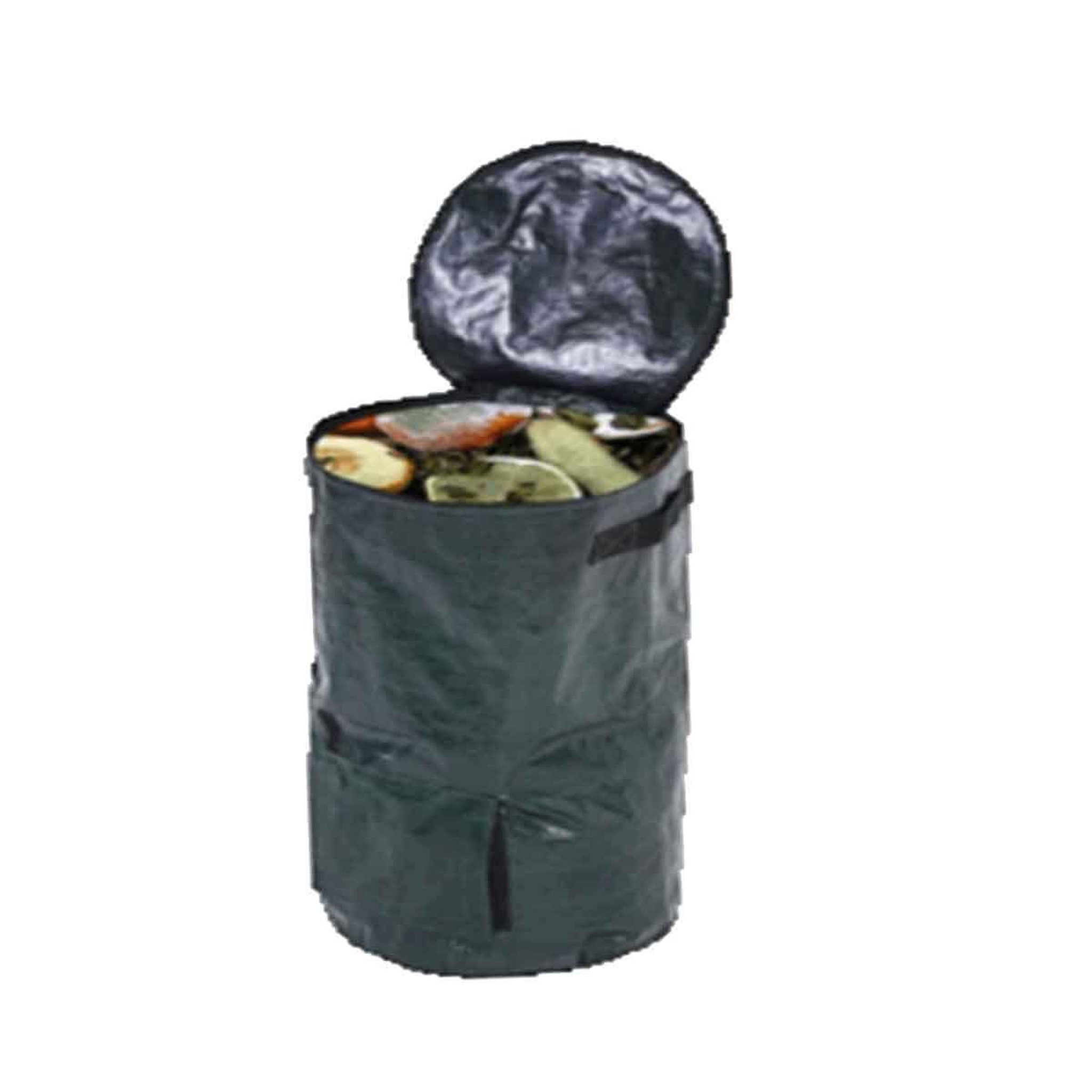 Voir la diapositive 4 : Je cherche une idee Sac de compostage  2 poignées latérales  127l vert