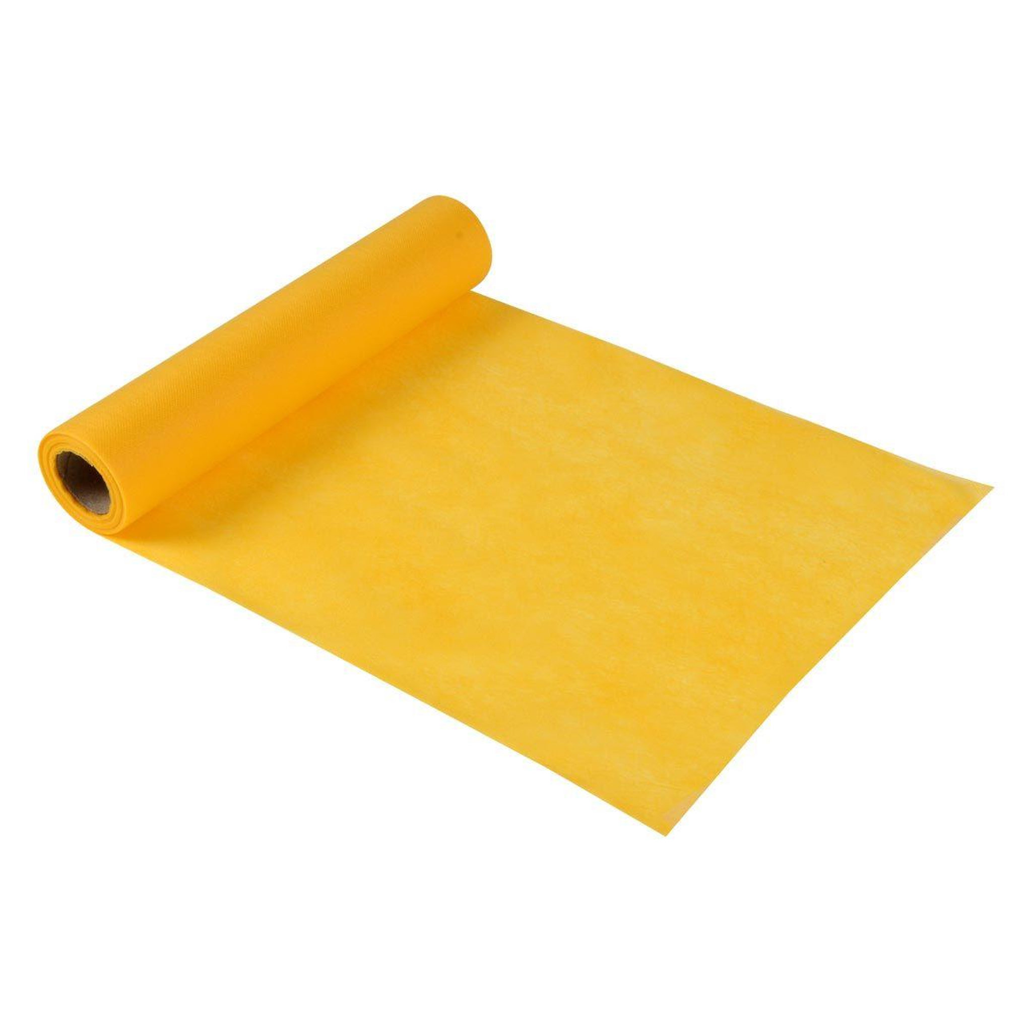 HOMEA Chemin de table jetable  intissé  30cmx7m moutarde