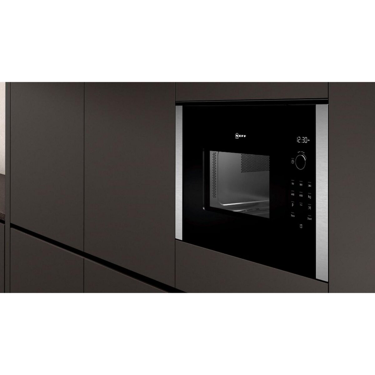 Neff Micro-ondes encastrable 20l 800w noir - hlawd23n0