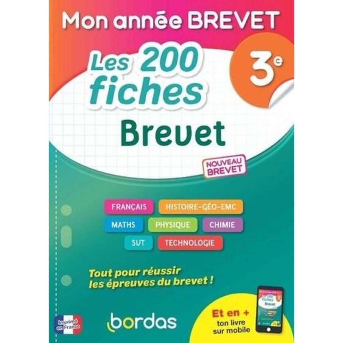 LES 200 FICHES BREVET 3E. EDITION 2024, Gargallo Thomas