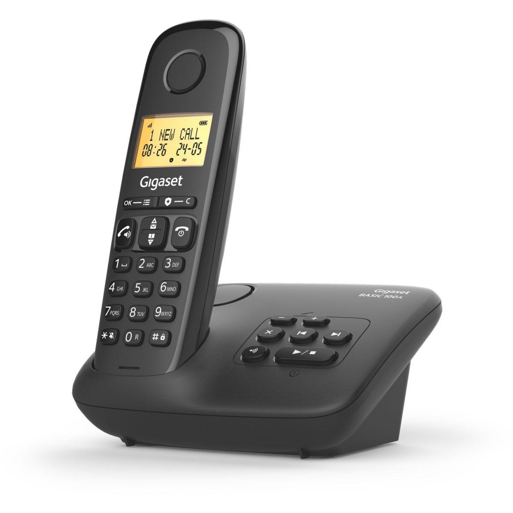 Voir la diapositive 2 : GIGASET Téléphone sans fil BASIC 100A SOLO