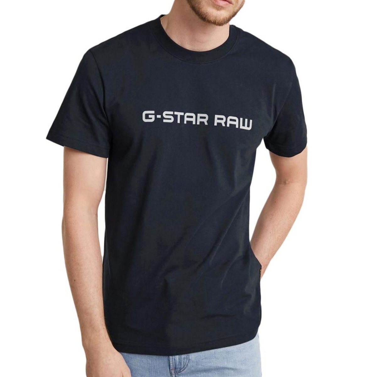 G-Star Raw T-shirt Marine Homme G-Star Raw GD25950