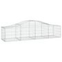 Voir la diapositive 3 : VIDAXL Paniers a gabions arques 40 pcs 200x50x40/60 cm fer galvanise