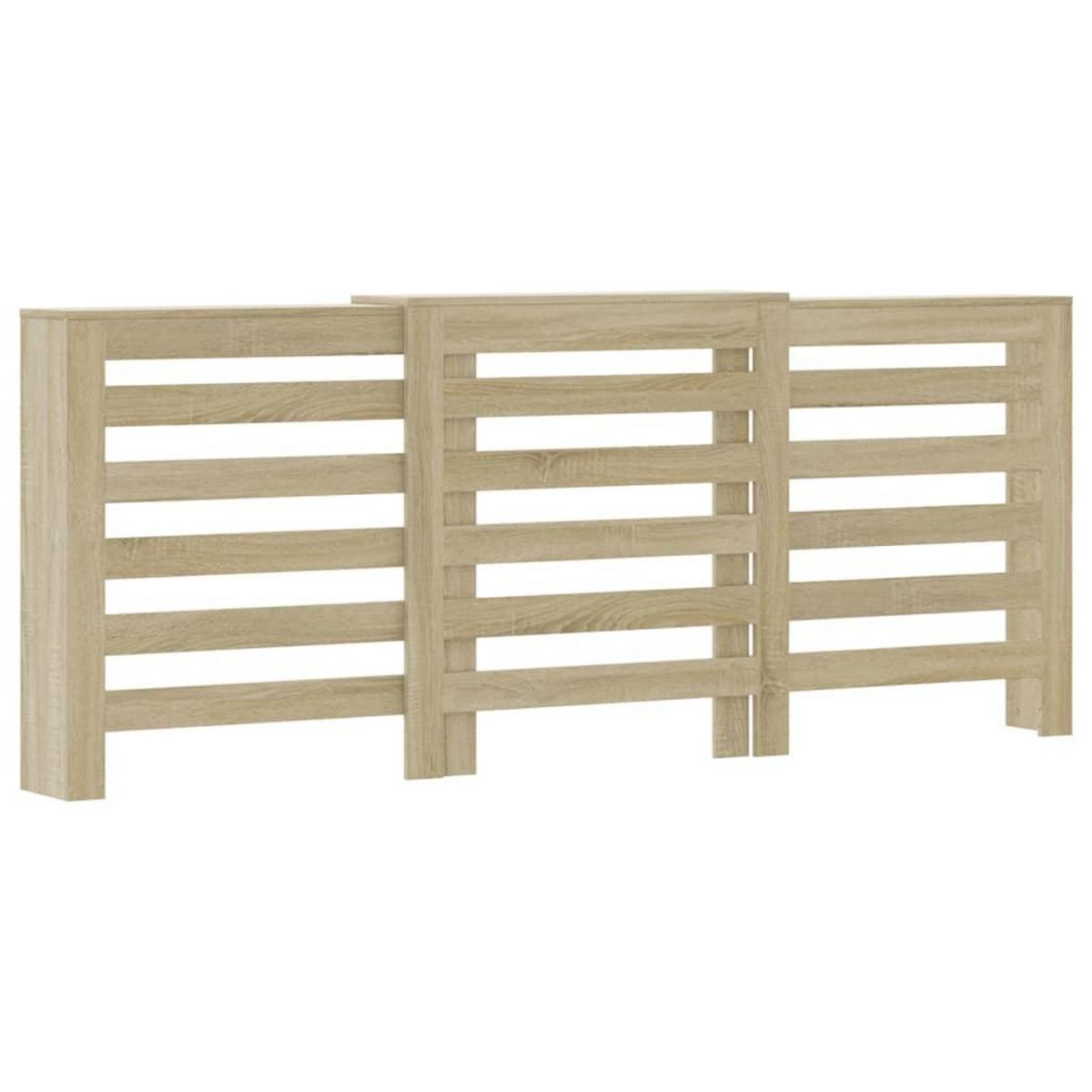 VIDAXL Cache-radiateur chene sonoma 205x21,5x83,5 cm bois d'ingenierie