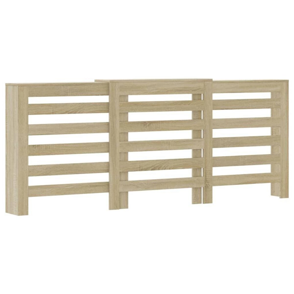 VIDAXL Cache-radiateur chene sonoma 205x21,5x83,5 cm bois d'ingenierie