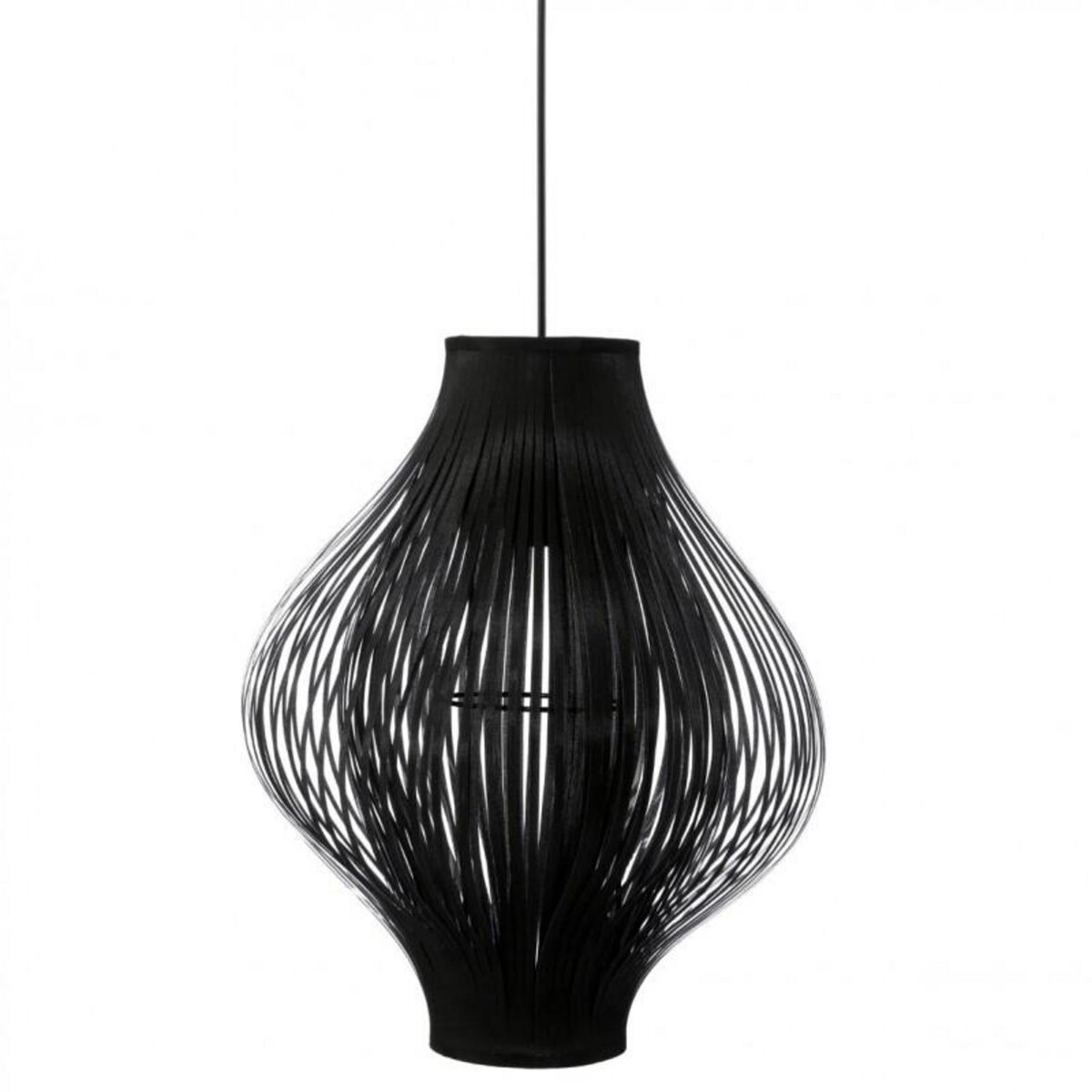  Lampe Suspension Pliante  Yisa  44cm Noir