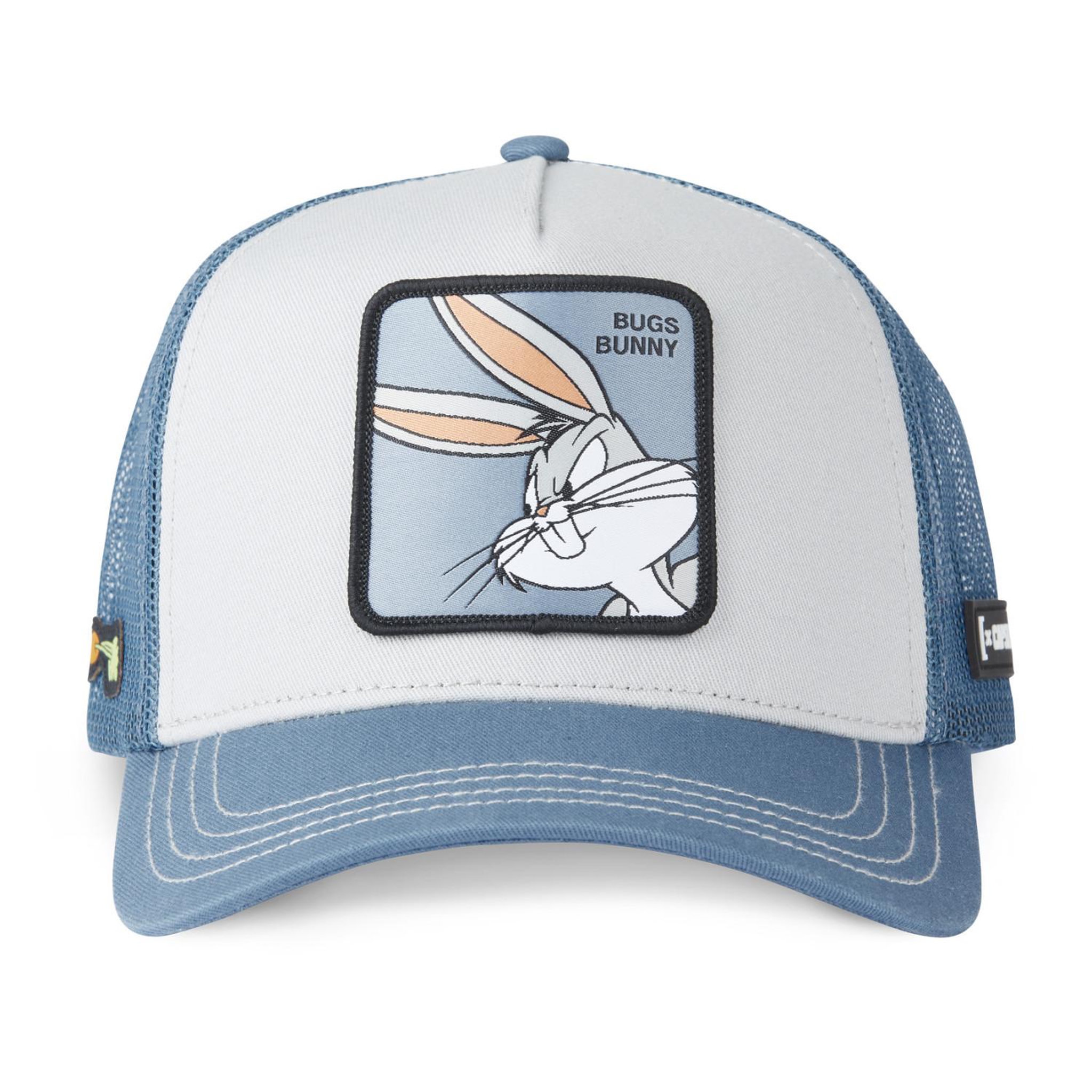 Voir la diapositive 2 : CAPSLAB Casquette trucker avec filet et patch looney tunes bugs bunny 2