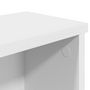 Voir la diapositive 6 : VIDAXL Étagère de cuisine empilable blanc 50x15x16cm bois d ingénierie
