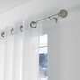 Voir la diapositive 2 : Douceur d'Intérieur Kit de tringle à rideaux extensible Sphère - L120 /L210 cm - Chrome