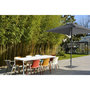 Voir la diapositive 6 : EZPELETA Parasol droit 250x250cm en aluminium gris anthracite EOLO