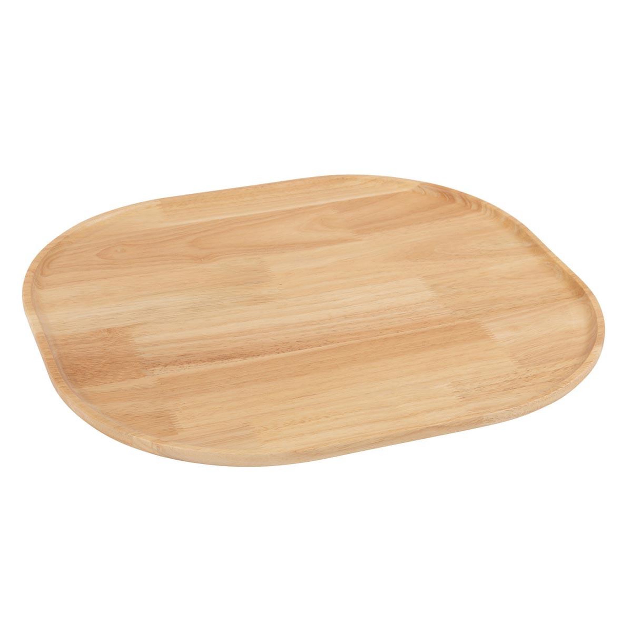 J-LINE Plateau déco en bois  trinidad  44cm naturel