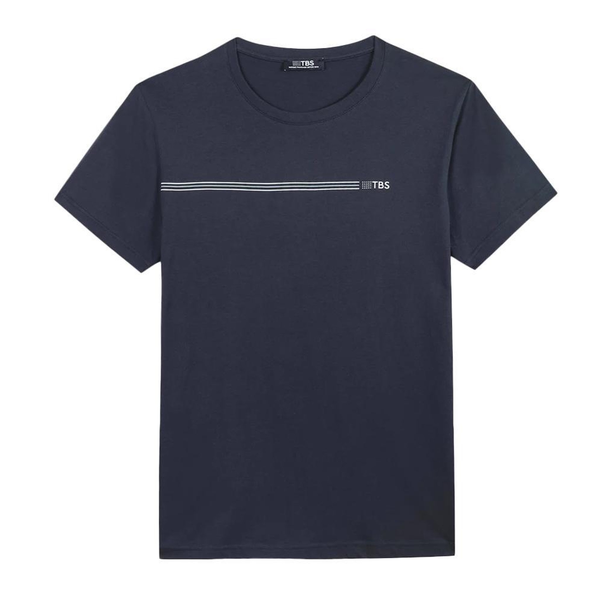 TBS T shirt  Homme TBS MELUTEE. Coloris disponibles : Bleu