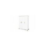 Pinolino Armoire Lumi grande 6 étagères 3 portes Blanc