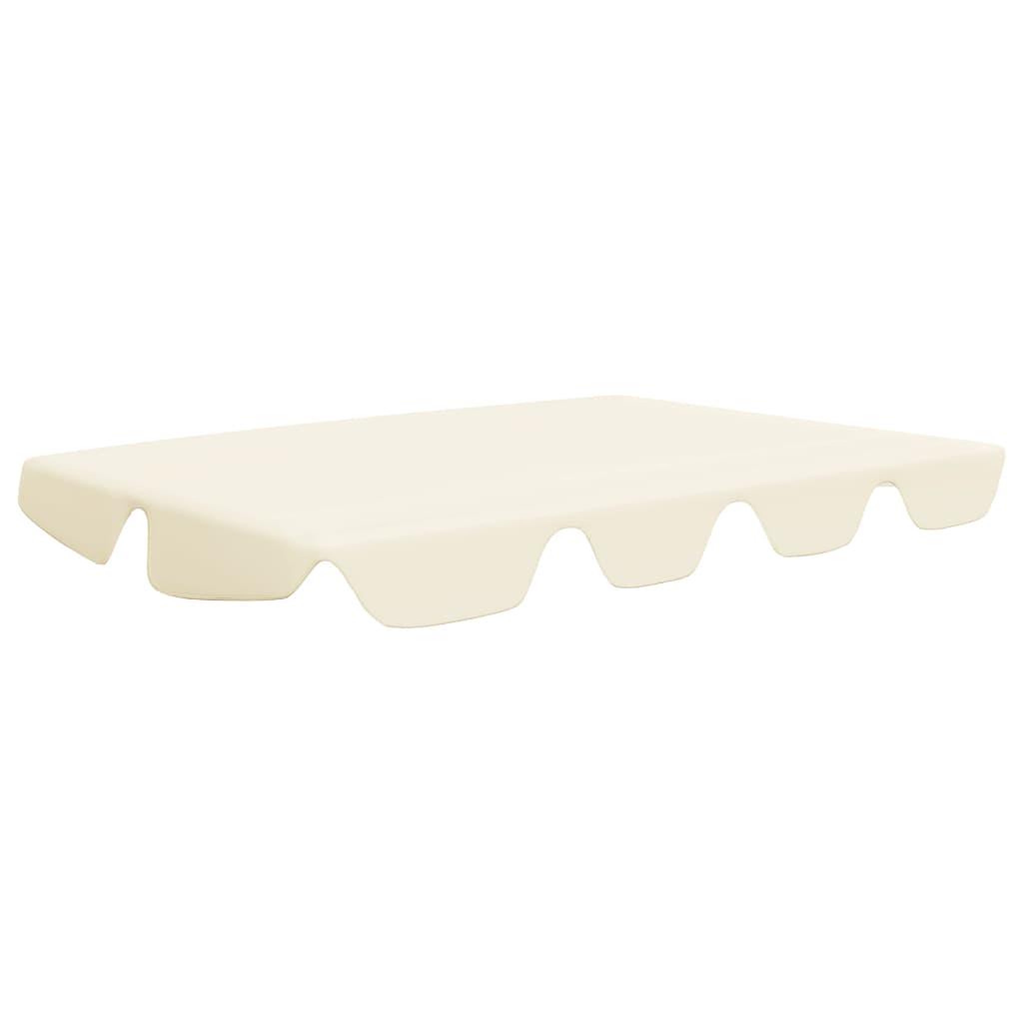 Voir la diapositive 2 : VIDAXL Toit de rechange de balançoire creme 150/130x105/70 cm