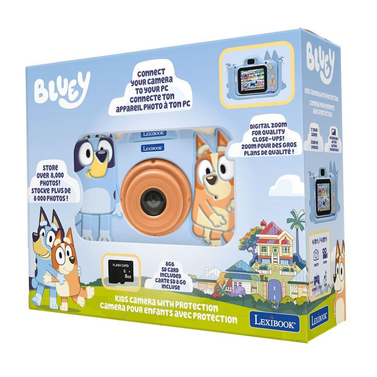 Lexibook Jeu électronique Lexibook Caméra pour enfants avec protection Bluey