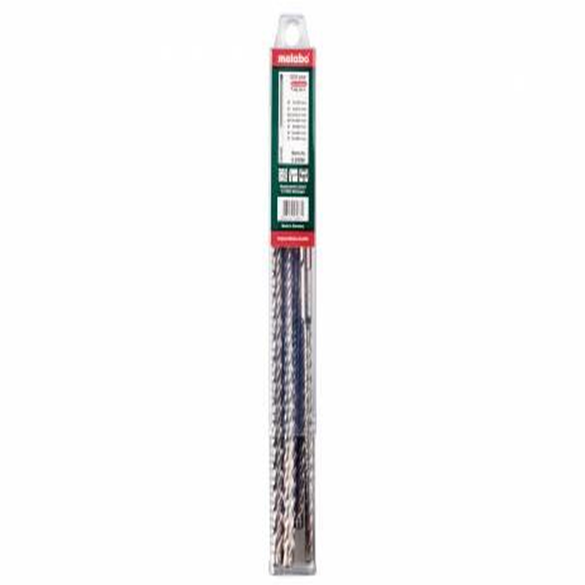 METABO SAS Set de 7 forets SDS-PLUS P4P : 5x160 mm à 12x260 mm pour marteau