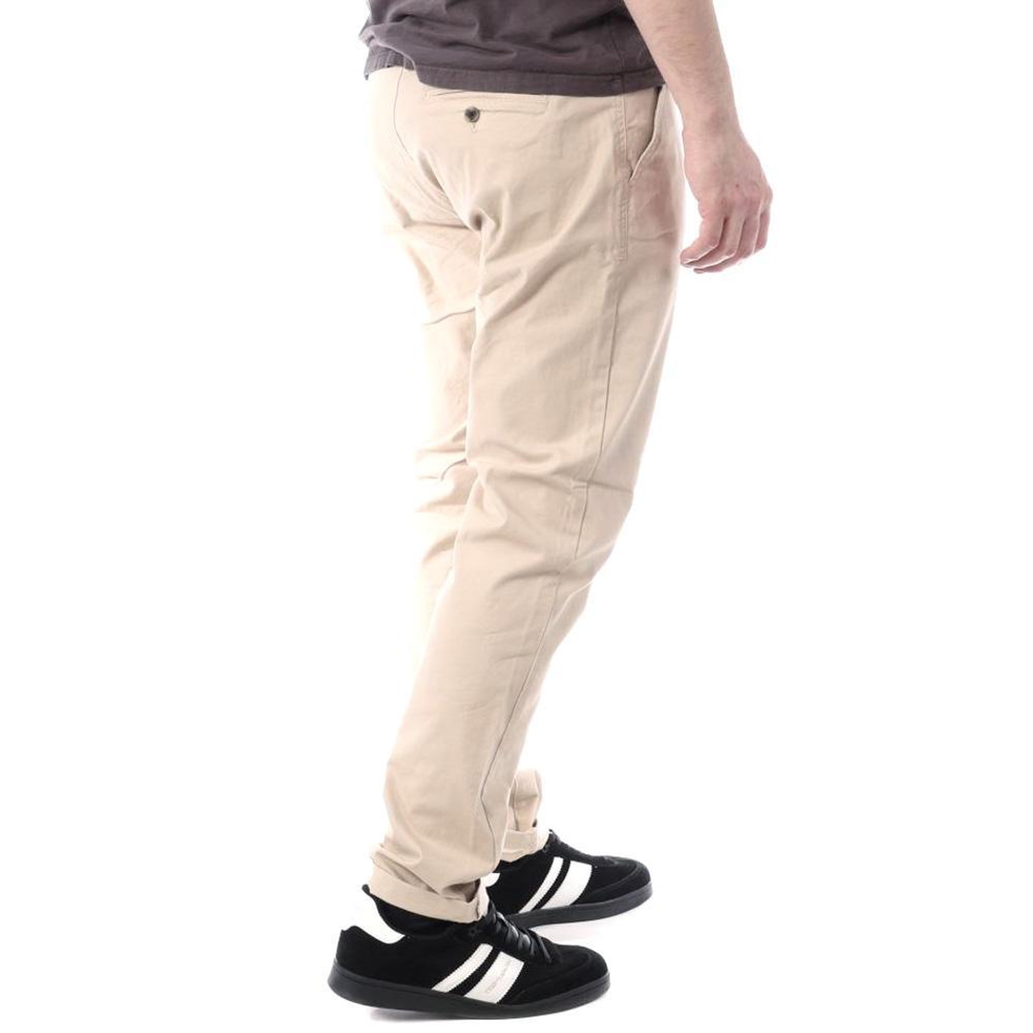 Voir la diapositive 2 : PANAME BROTHERS Pantalon Chino Écru Homme Paname Brothers Costa1