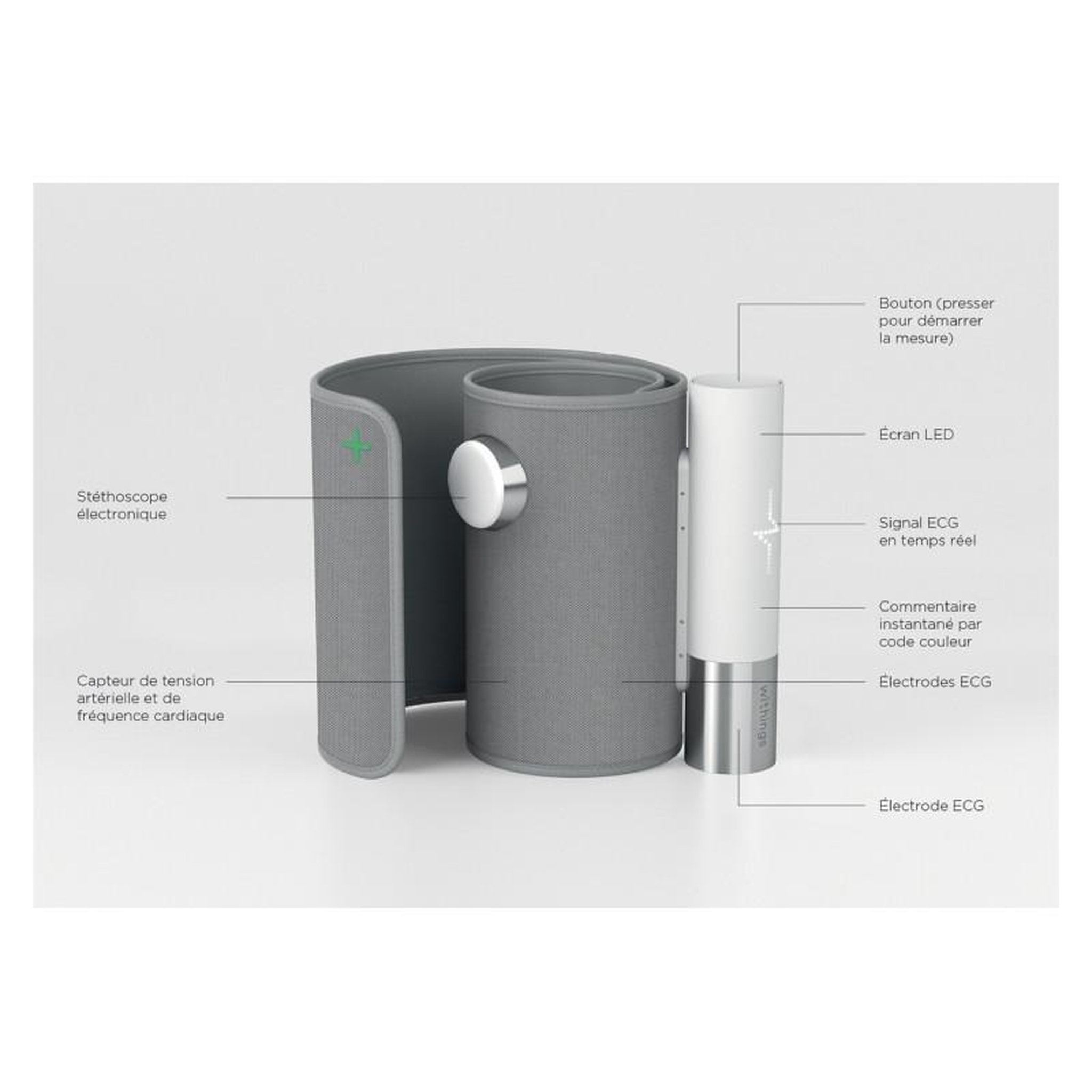 Voir la diapositive 6 : WITHINGS Tensiomètre BPM core