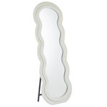 Paris Prix Miroir Design sur Pied  Andy  170cm Crème