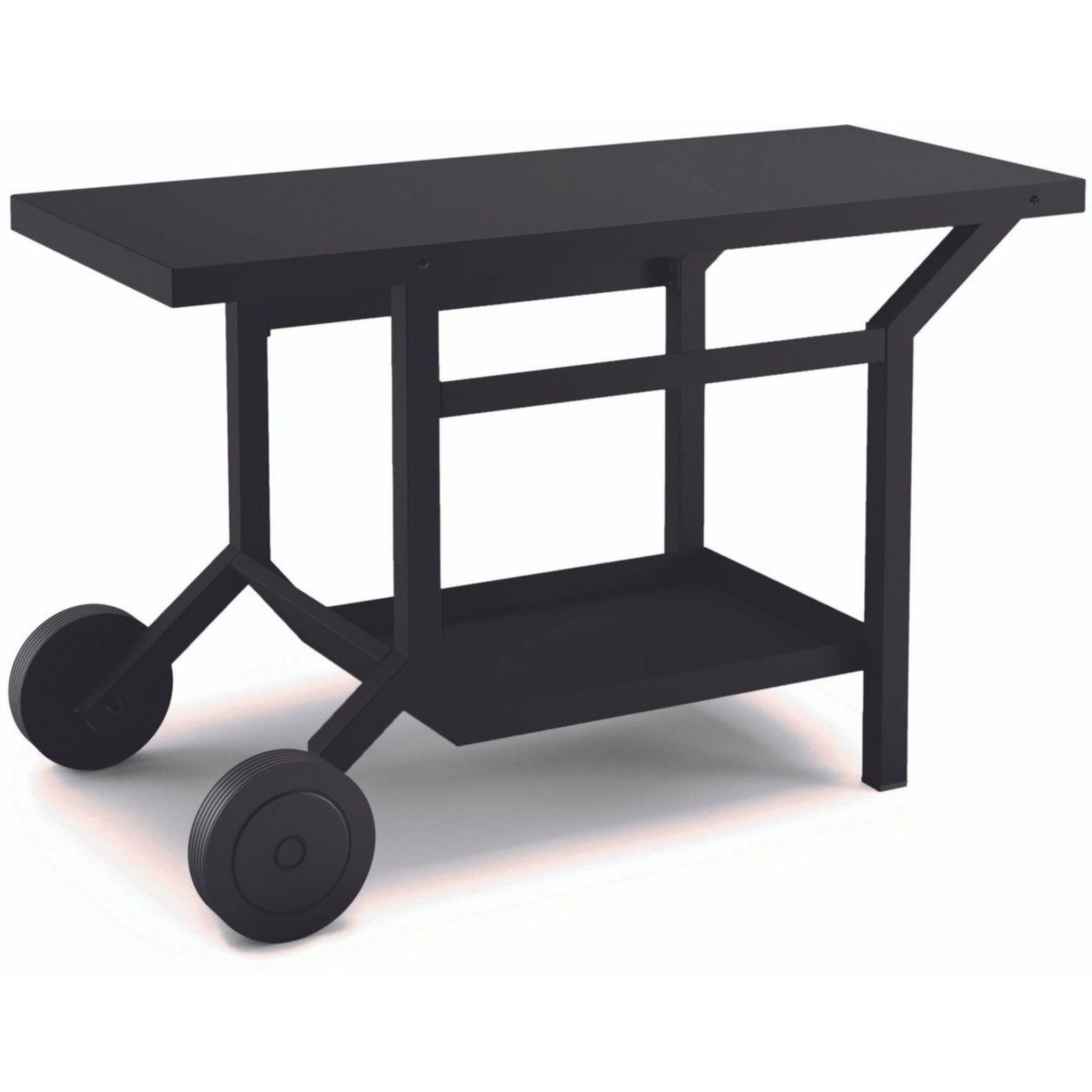 FORGE ADOUR Desserte plancha acier noir tra n