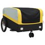 Voir la diapositive 4 : VIDAXL Remorque de vélo noir et jaune 45 kg fer