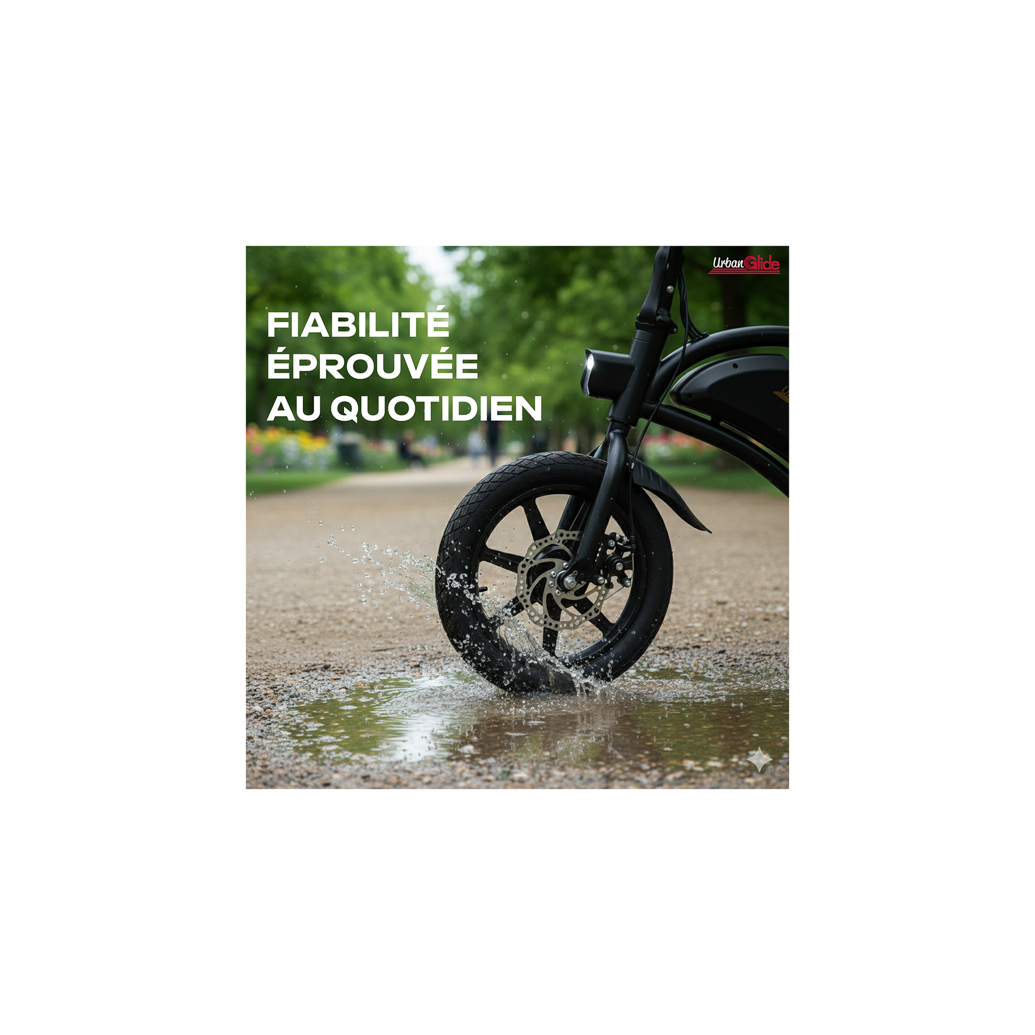 Voir la diapositive 6 : URBANGLIDE Draisienne électrique adulte e-bike 140 – moteur 1000w - autonomie jusqu'a 18 km - pneu 14  gonflable - batterie 42v/5.2ah - poids 15kg