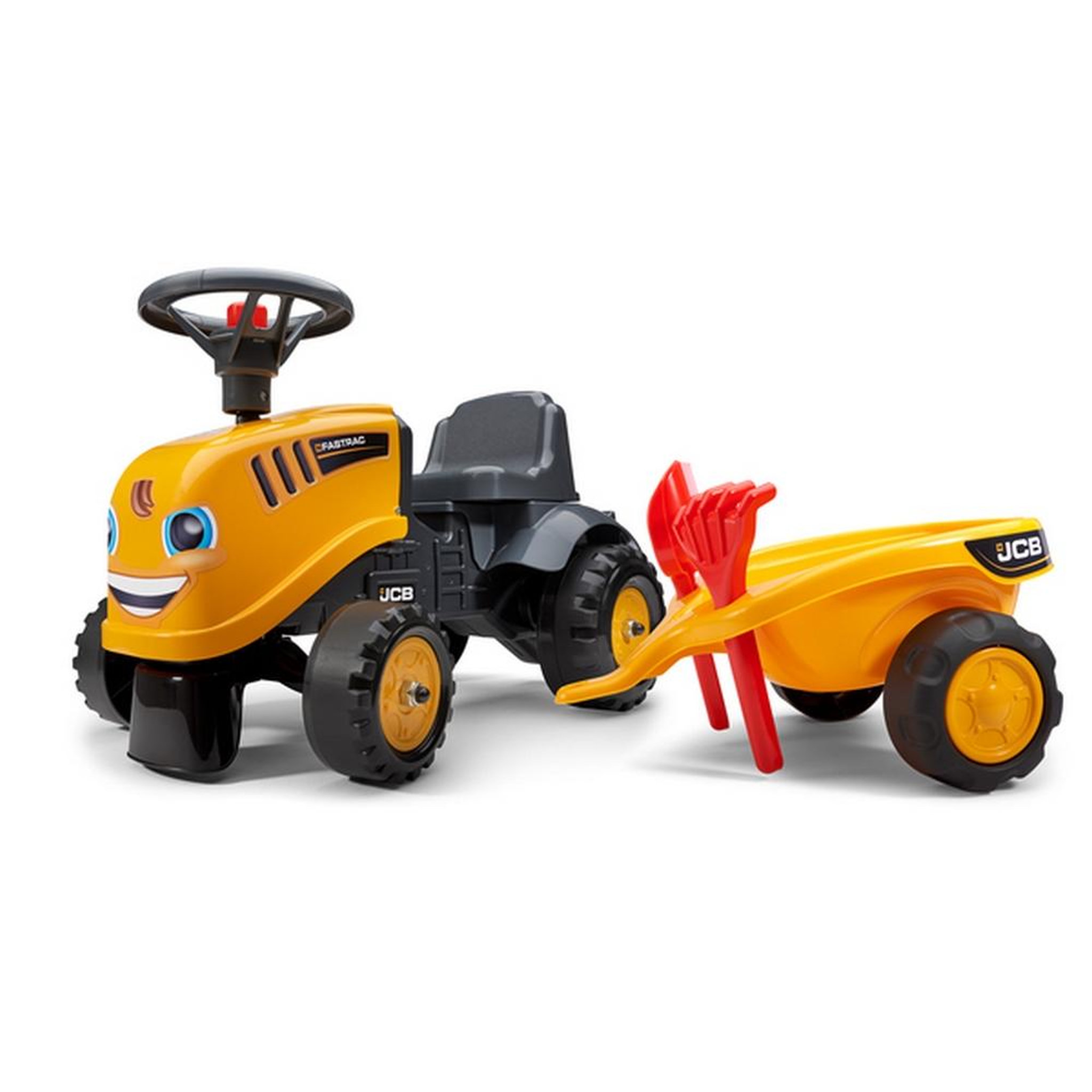 Falk / Falquet Porteur tracteur JCB avec remorque