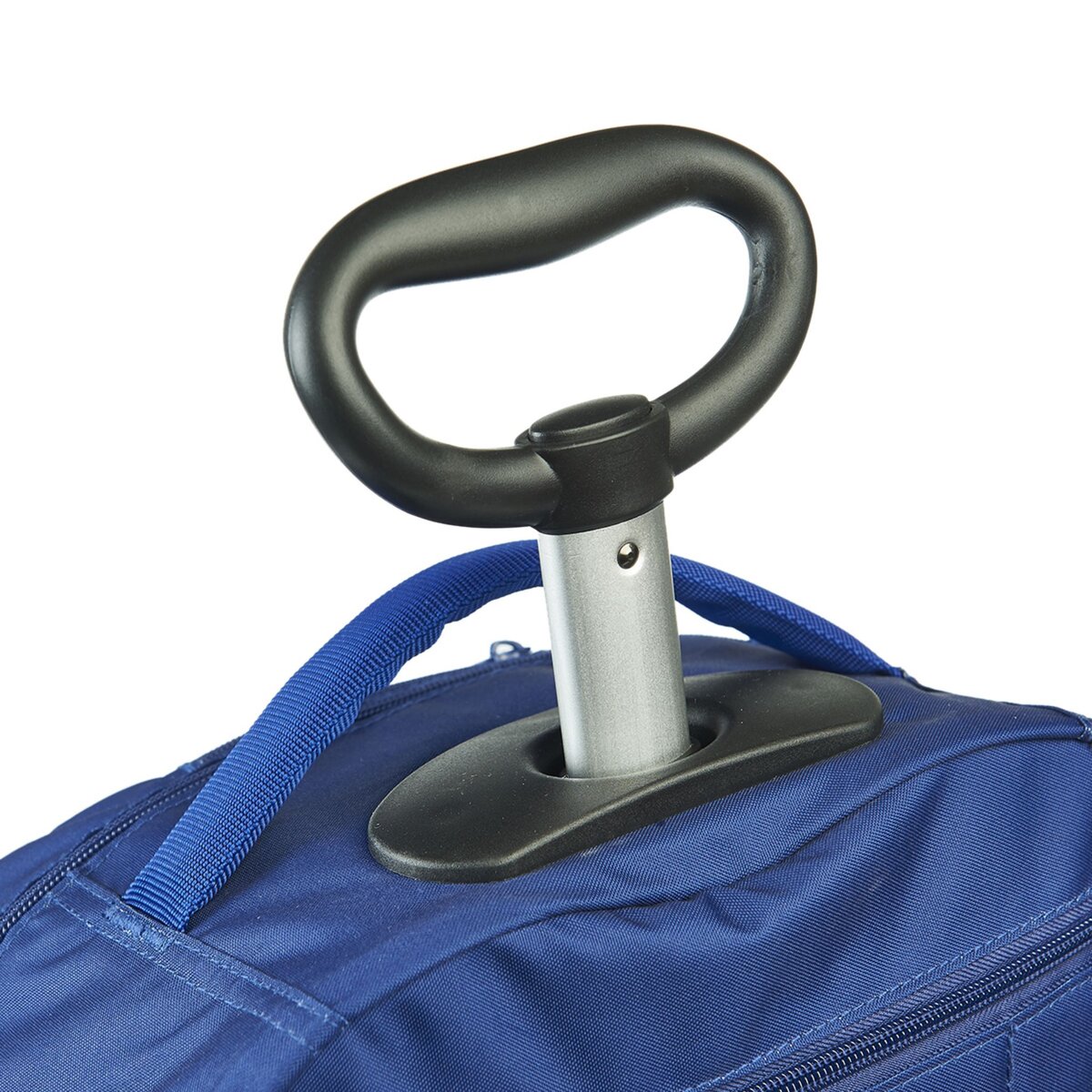 AUCHAN Sac à dos à roulettes bleu 