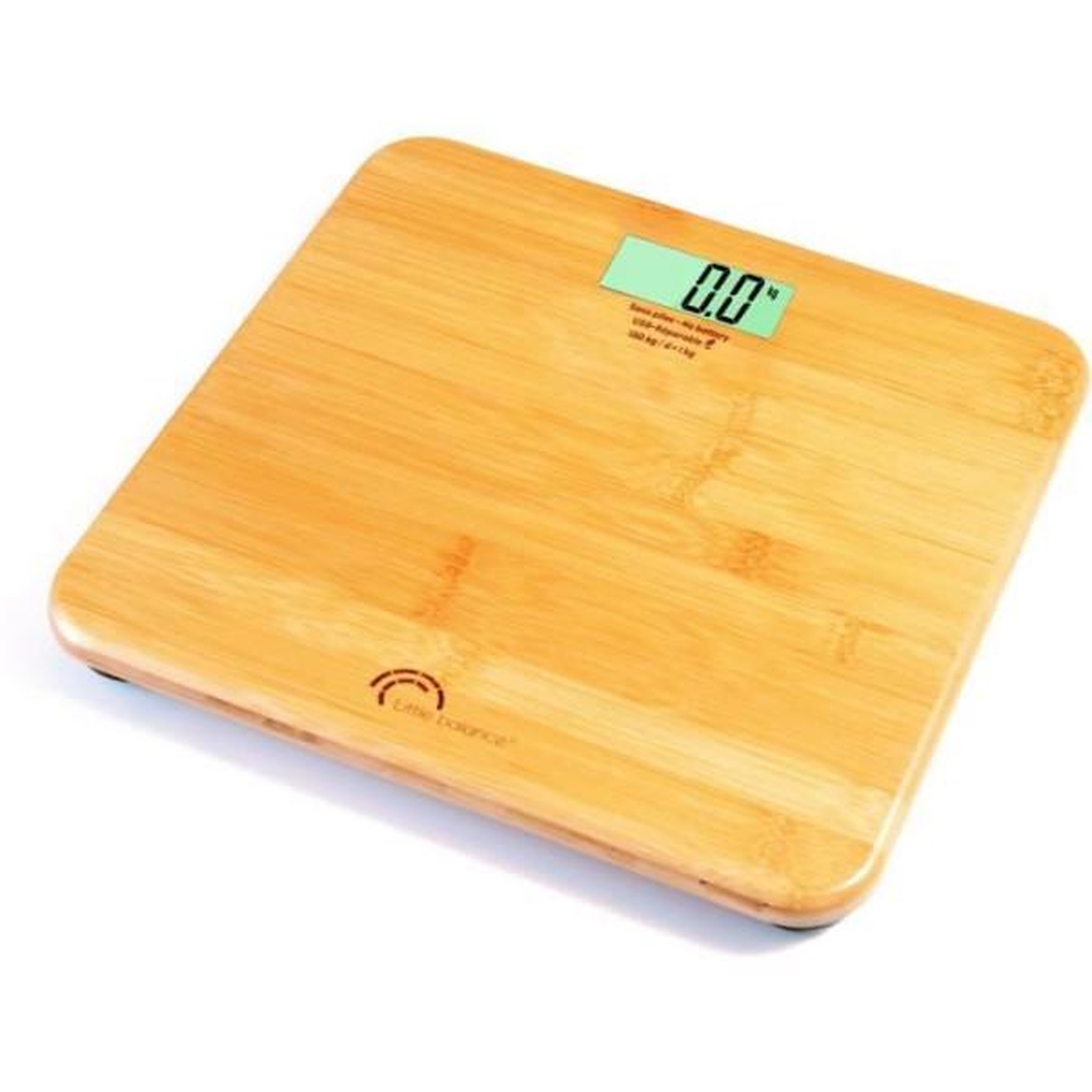 Voir la diapositive 3 : LITTLE BALANCE Balance - Pese Personne  - LITTLE BALANCE - 8745 - USB-réparable - 150 kg / 100 g - My bamboo