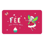 Paris Prix Set de Table Enfant  Mini Fée  28x44cm Rose