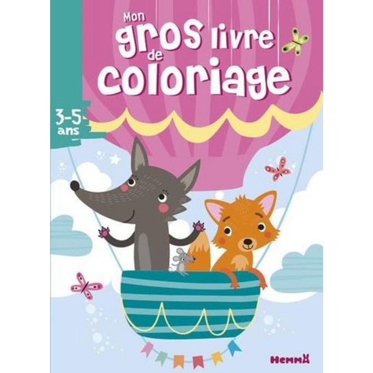 MON GROS LIVRE DE COLORIAGE RENARD ET LOUP, Hemma