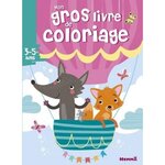 MON GROS LIVRE DE COLORIAGE RENARD ET LOUP, Hemma
