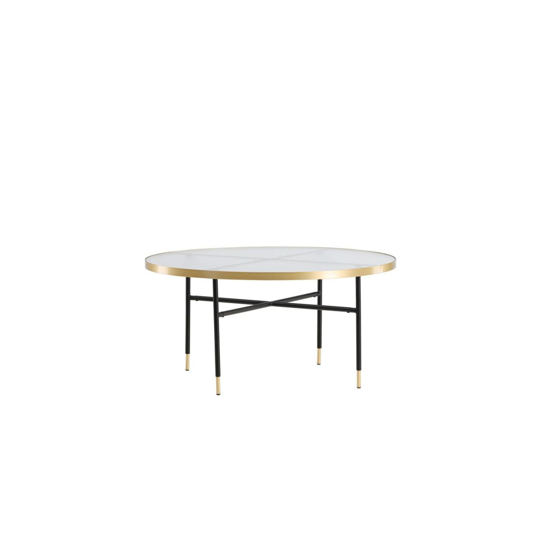 Voir la diapositive 4 : Paris Prix Table basse design en verre  bubbles  98cm or
