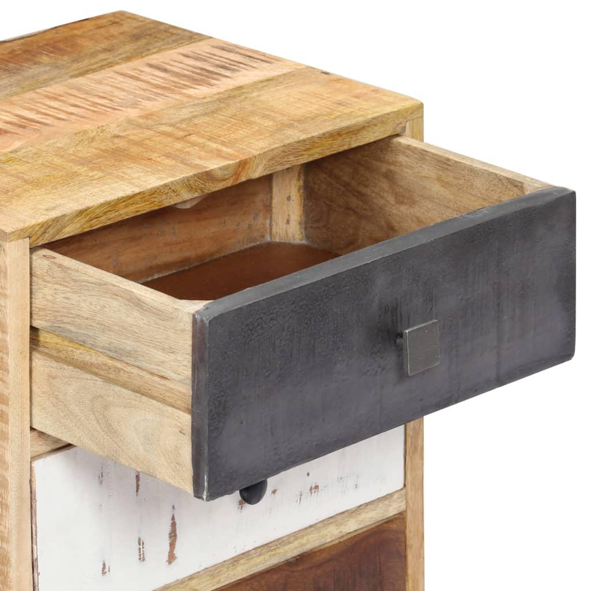 Voir la diapositive 5 : VIDAXL Table de chevet 40 x 30 x 60 cm bois de manguier massif